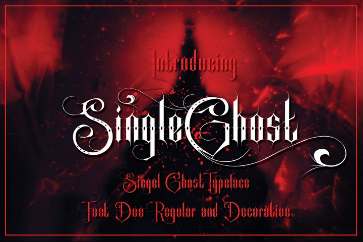 Font Single Ghost
